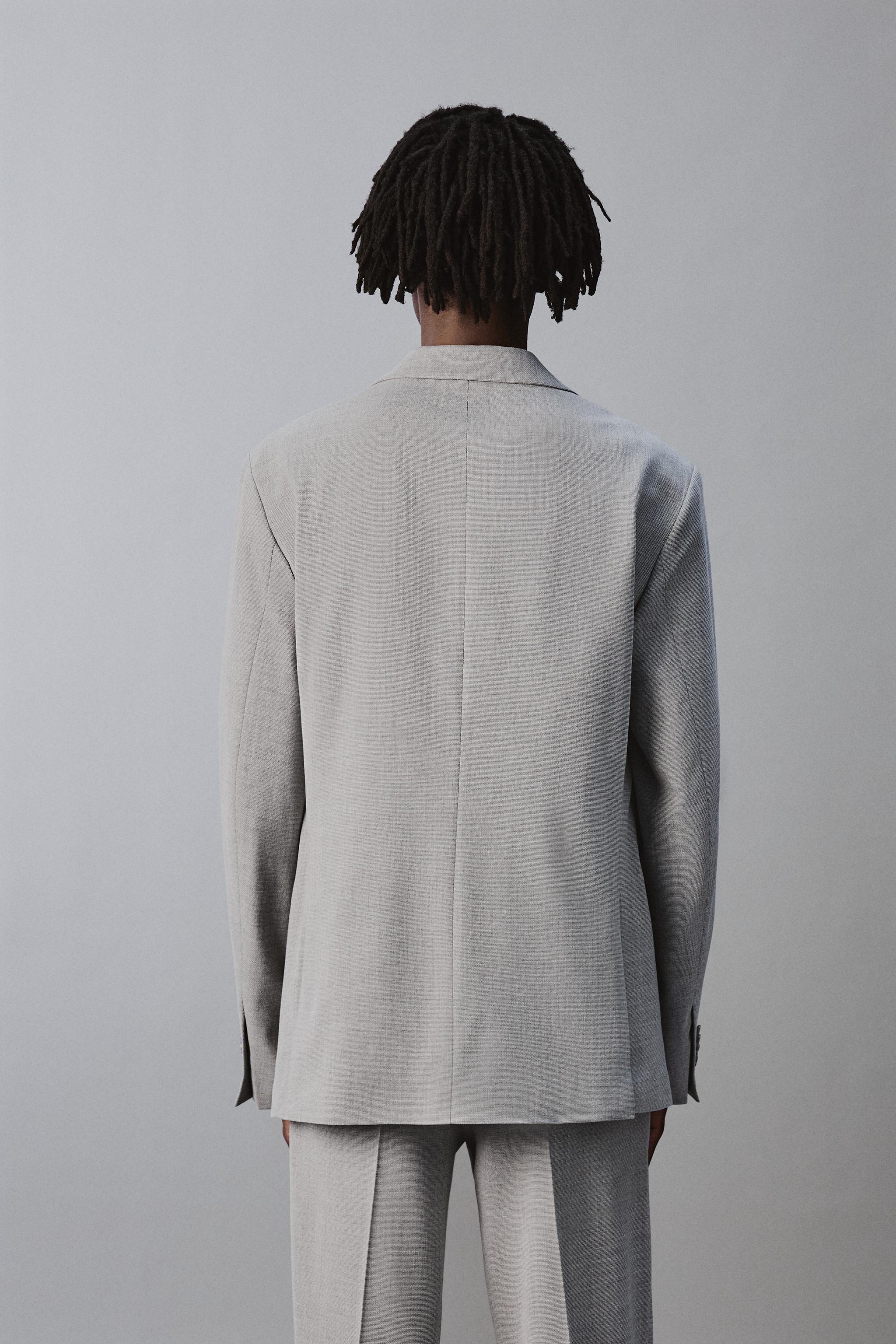 SLIM FIT WOOL BLEND BLAZER